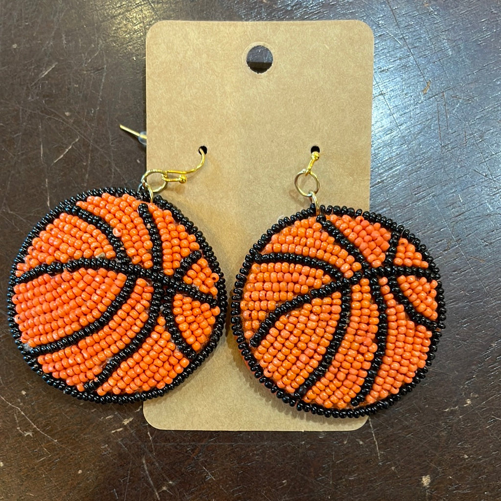 Beaded sports Earrings