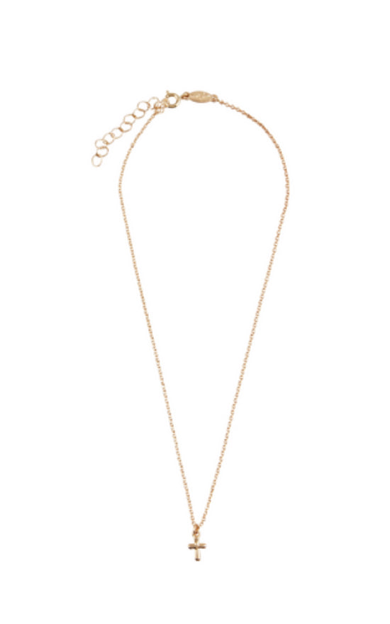 Boxed Cross Necklace