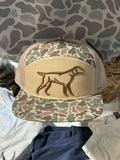 Field and Stone Men’s 7 Panel 3D Puff Hat
