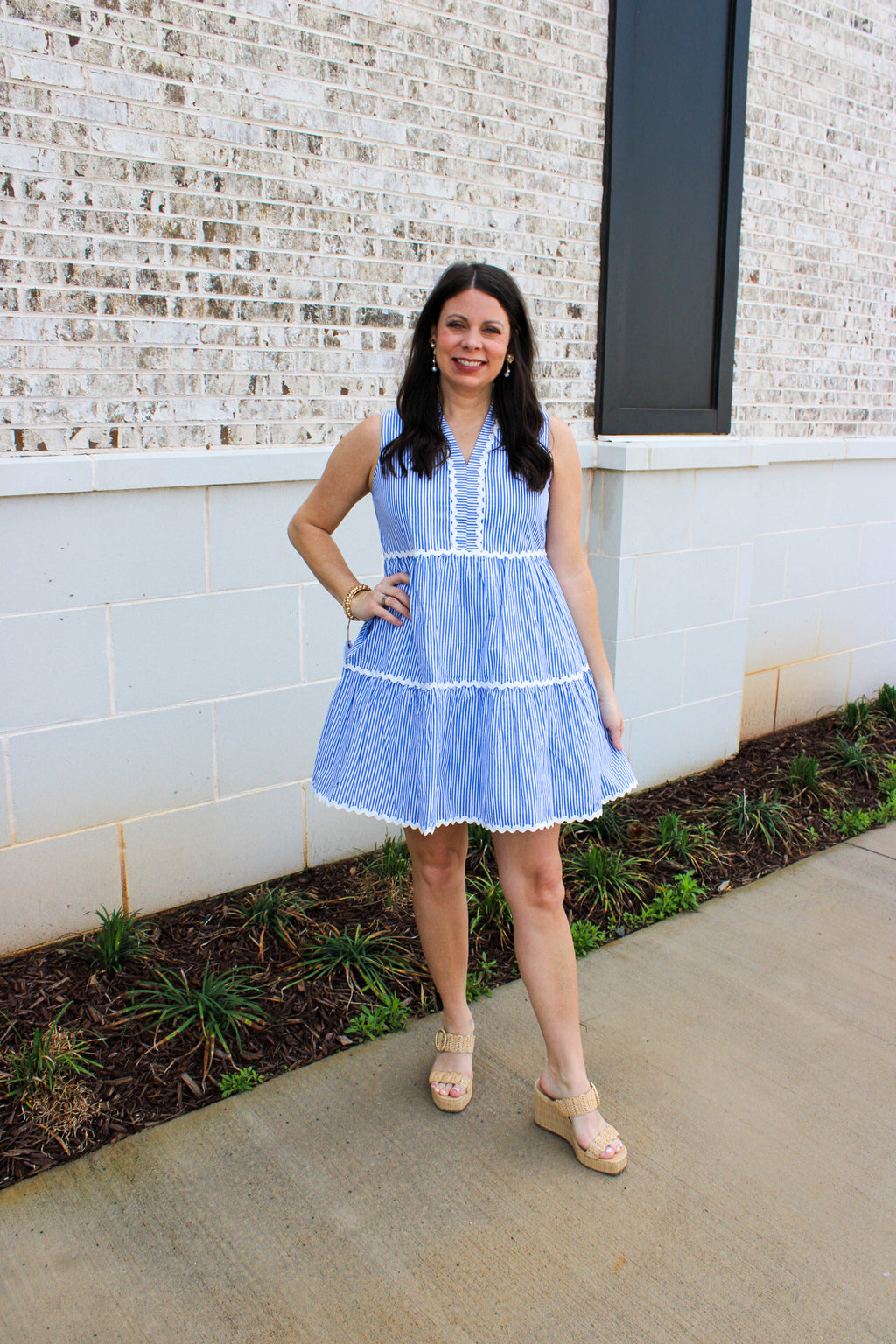 SS Coastal Prep Dress