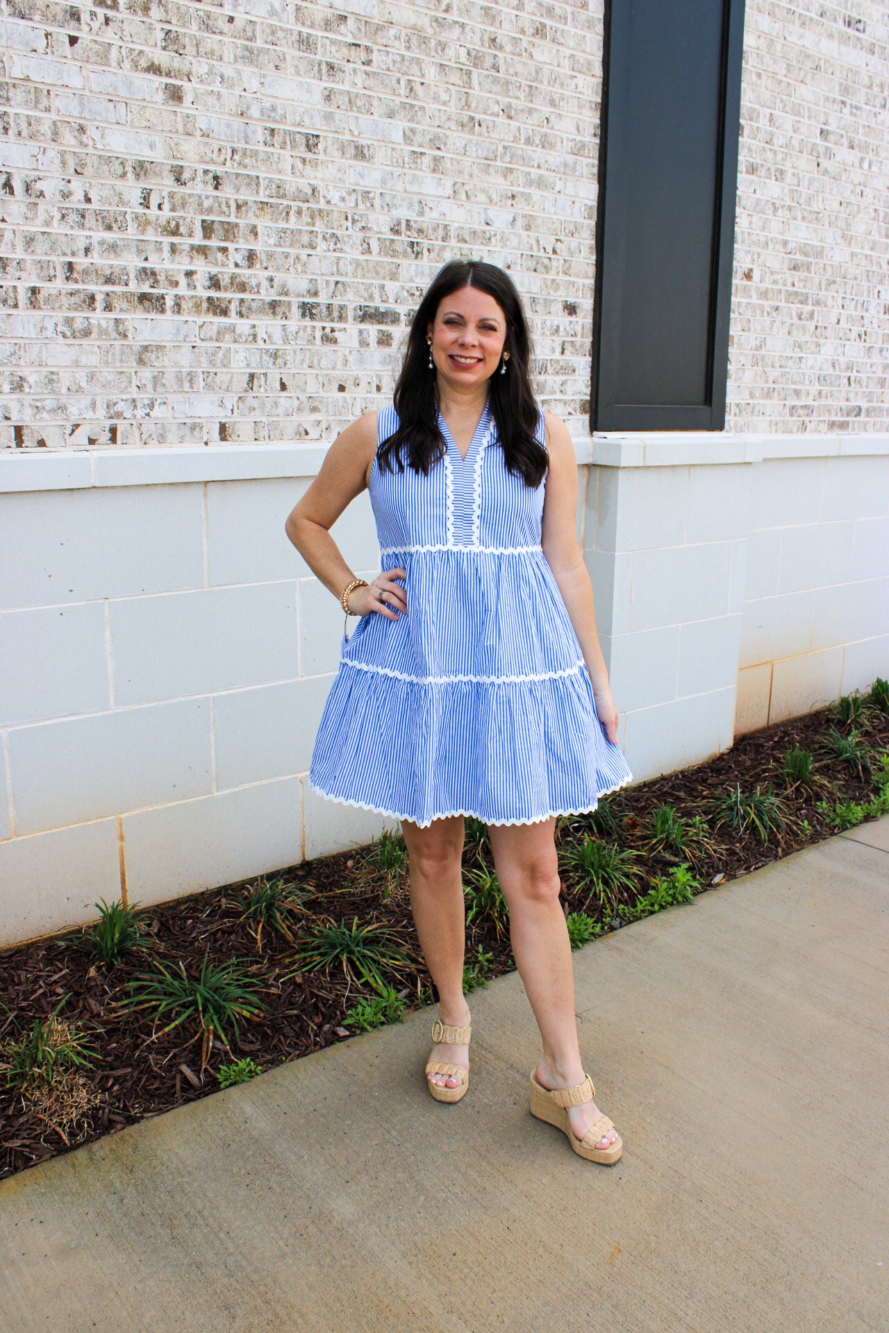 SS Coastal Prep Dress