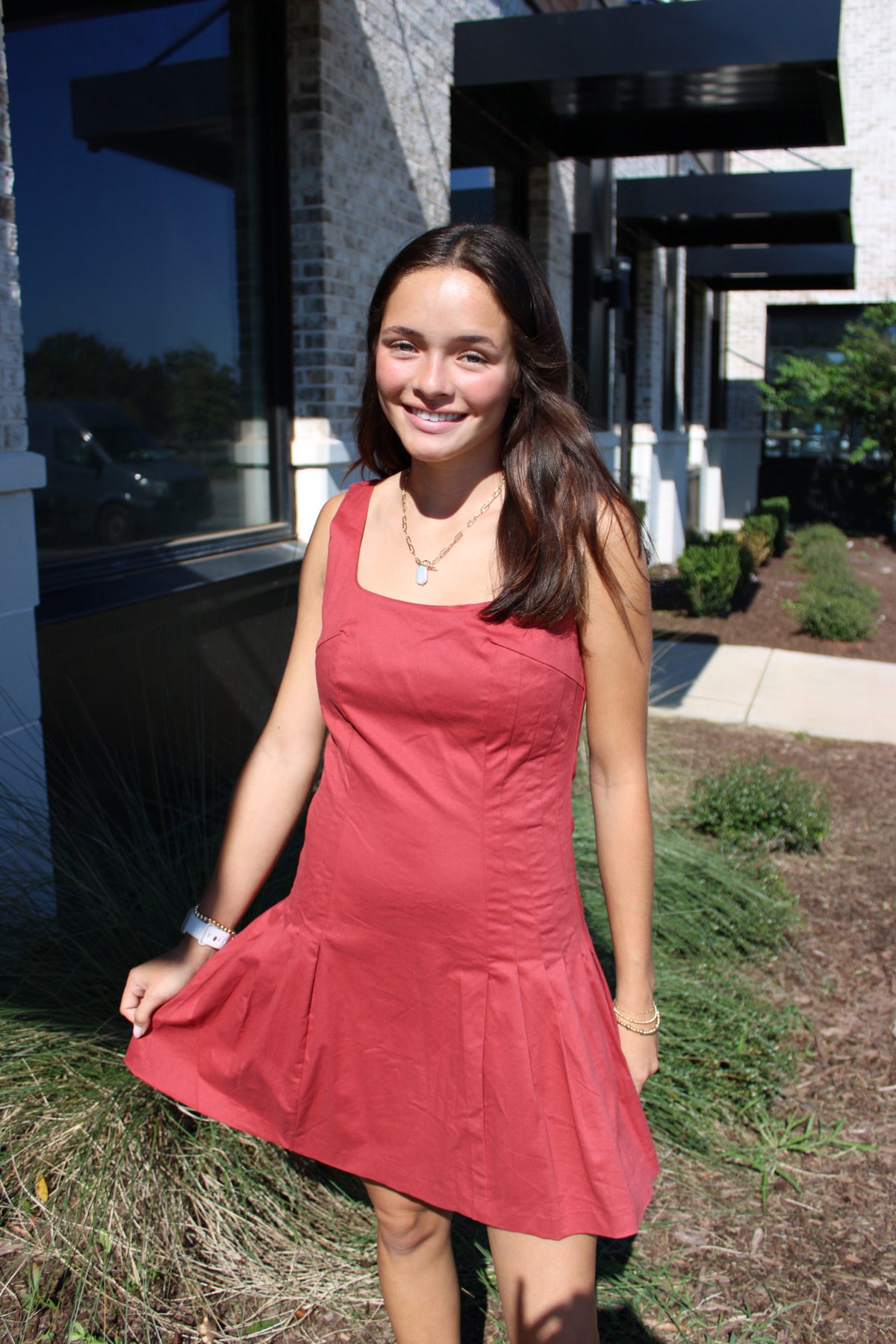 Pleated dress