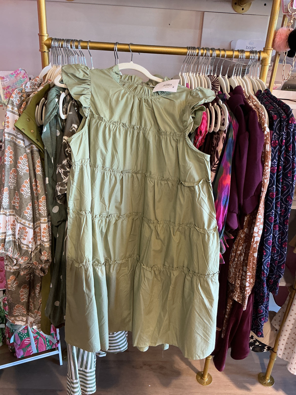 Flutter Sleeve Dress
