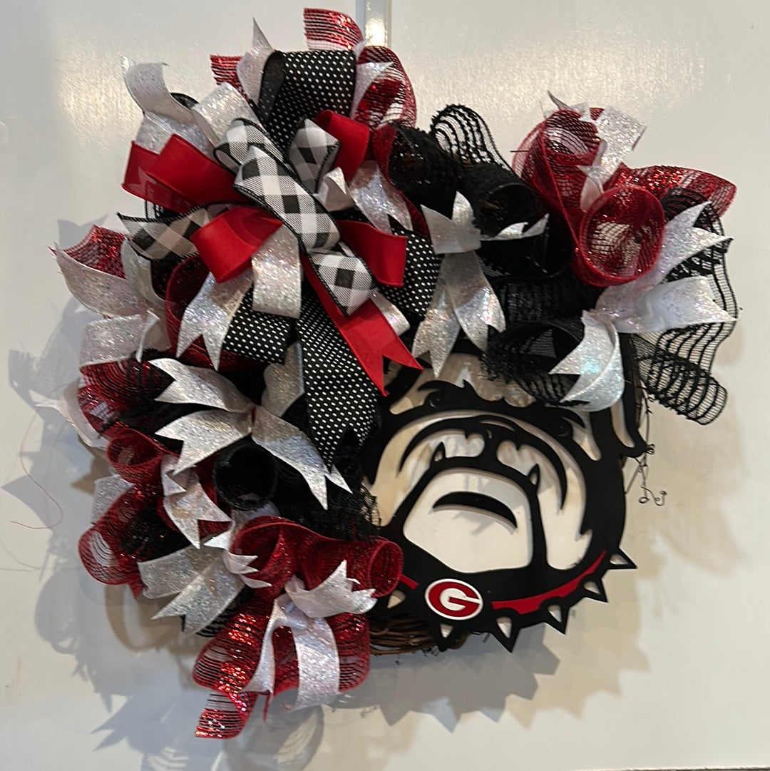 University of Georgia custom wreath.