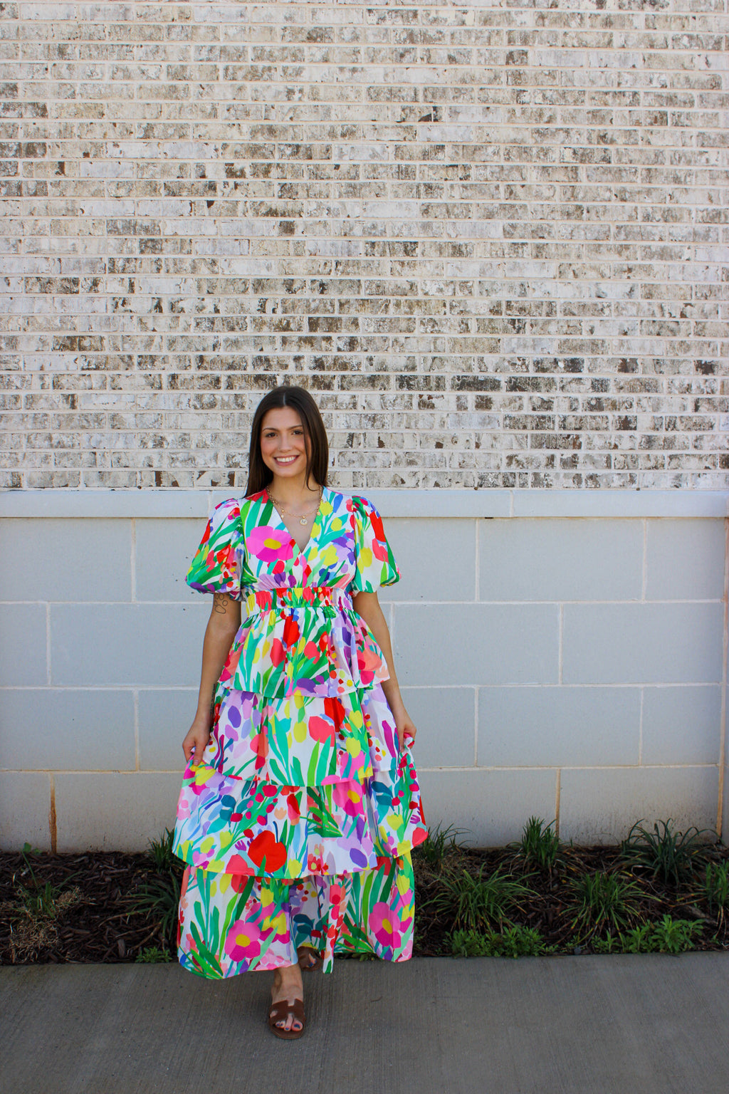 Floral Tiered Dress