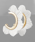 Scalloped Rafia Half Hoop