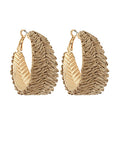 Graduated Raffia Hoops