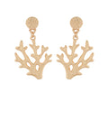 Coral & Shell Earrings