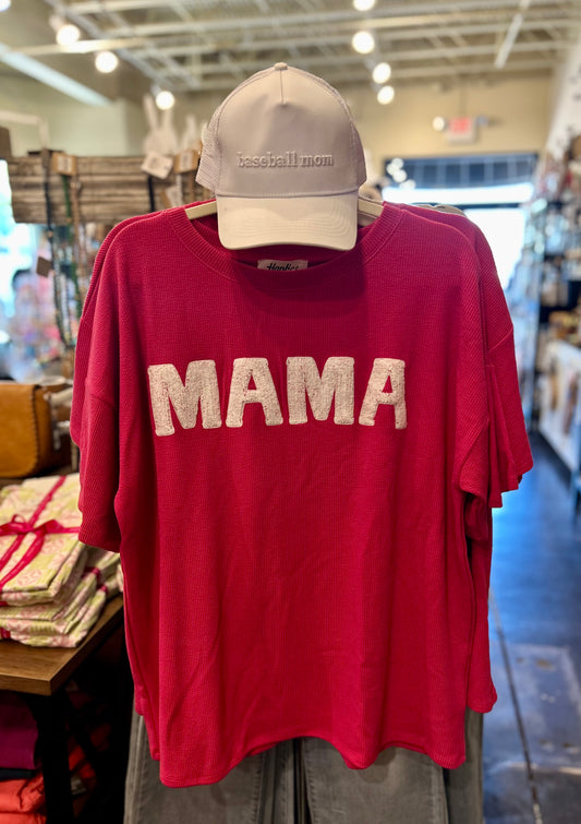 Baseball Mom 3-D Embroidered Trucker Hat