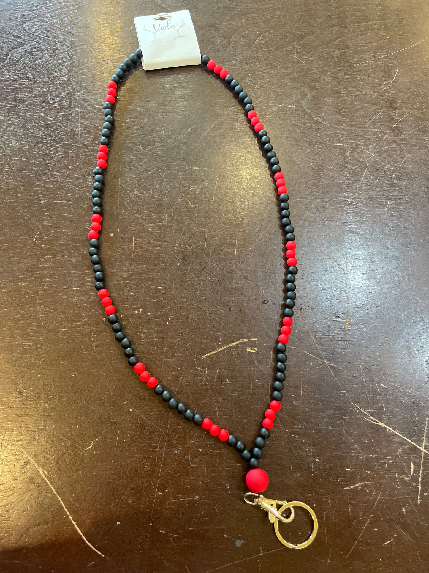 GAMEDAY Wood Beaded ID Tag