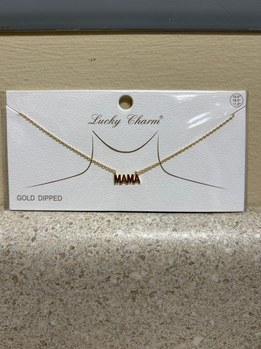 Mama Gold Necklace