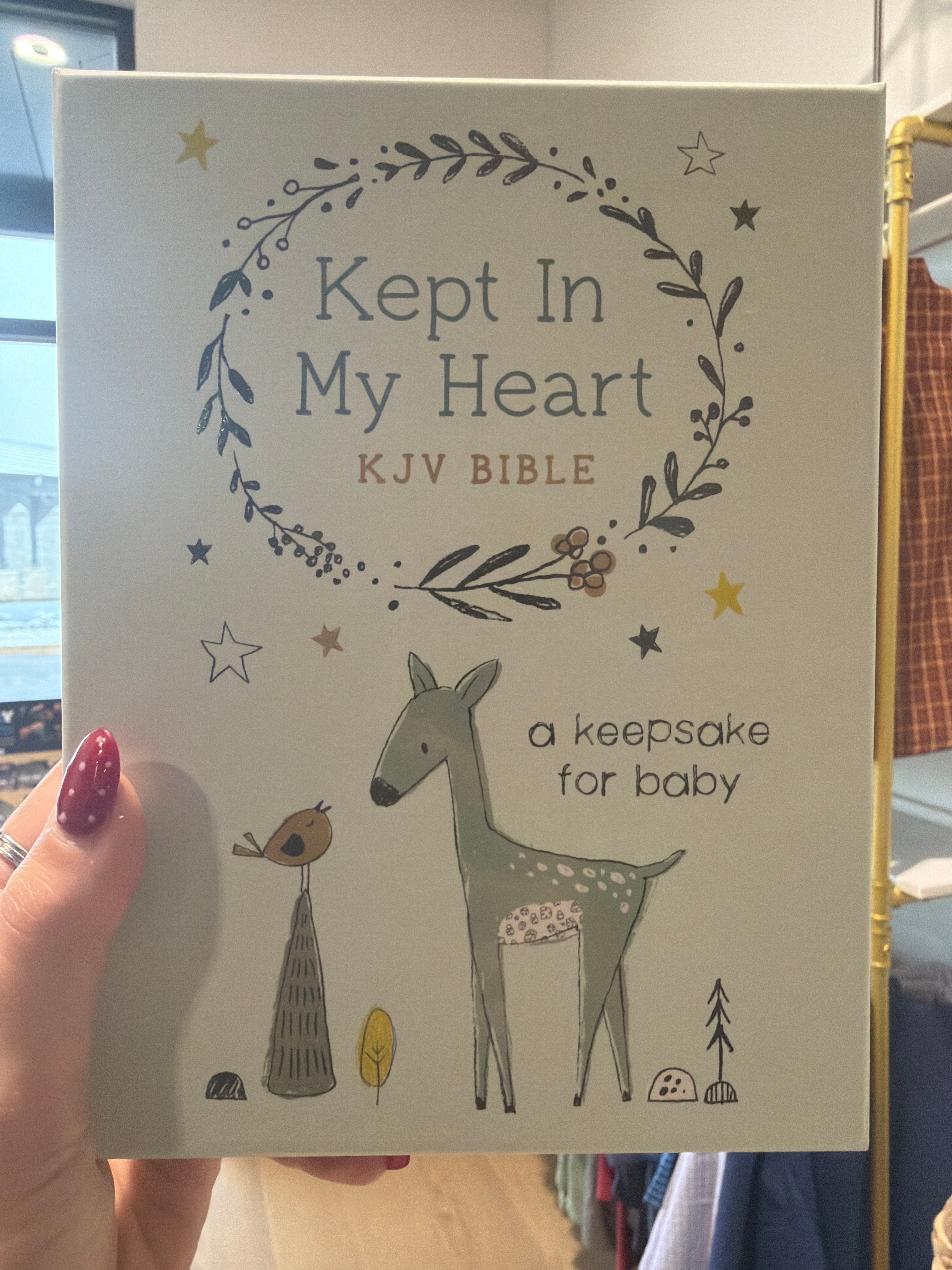 Kept in My Heart KJV Bible [Hazel Woodland]