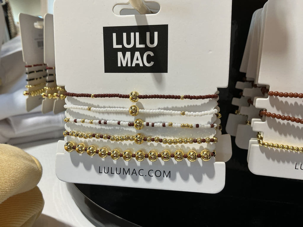 Lulu Mac Colored Bracelets Gold