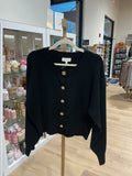 Knit Long sleeve Cropped Cardigan