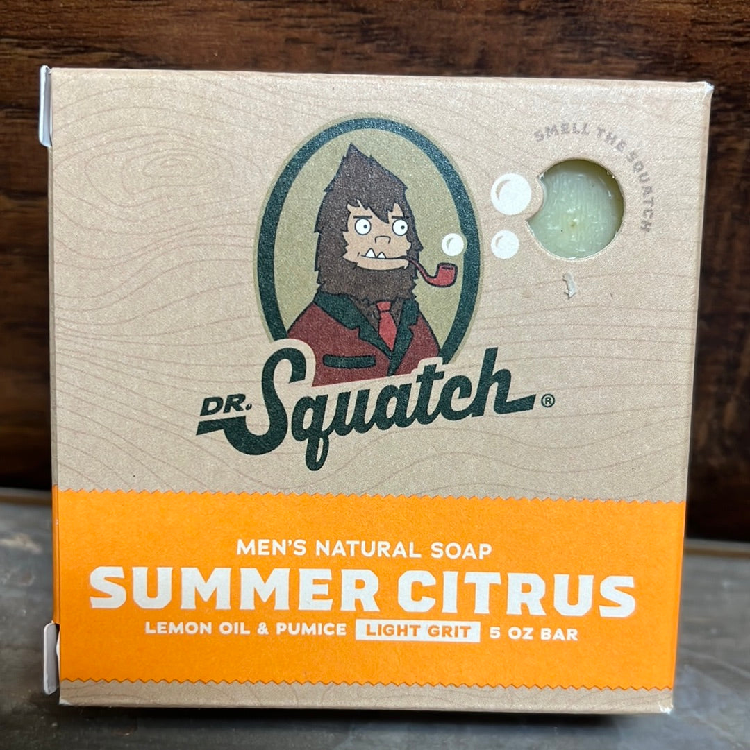 "Summer Citrus" Dr. Squatch Bar Soap.