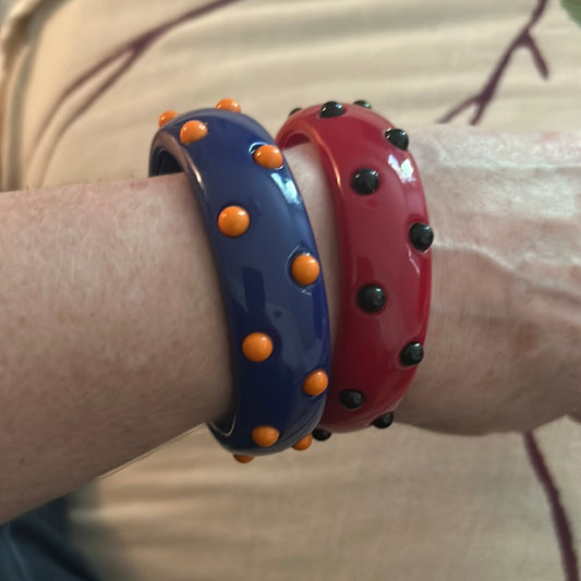Game Day Dotted Acetate Bracelet