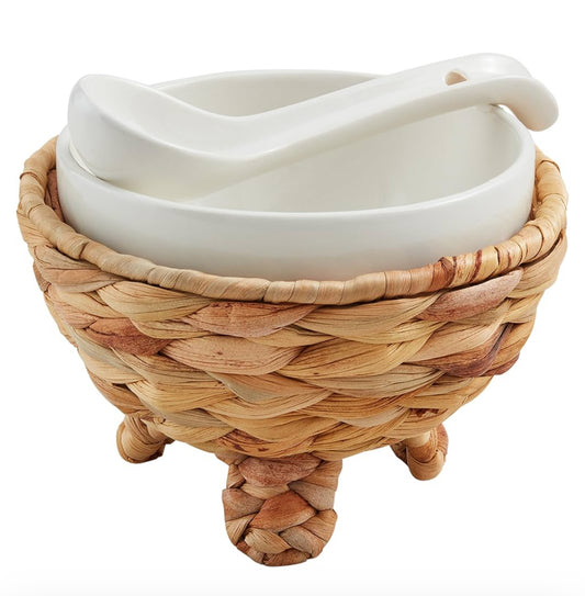 Woven Salsa Tidbit Set