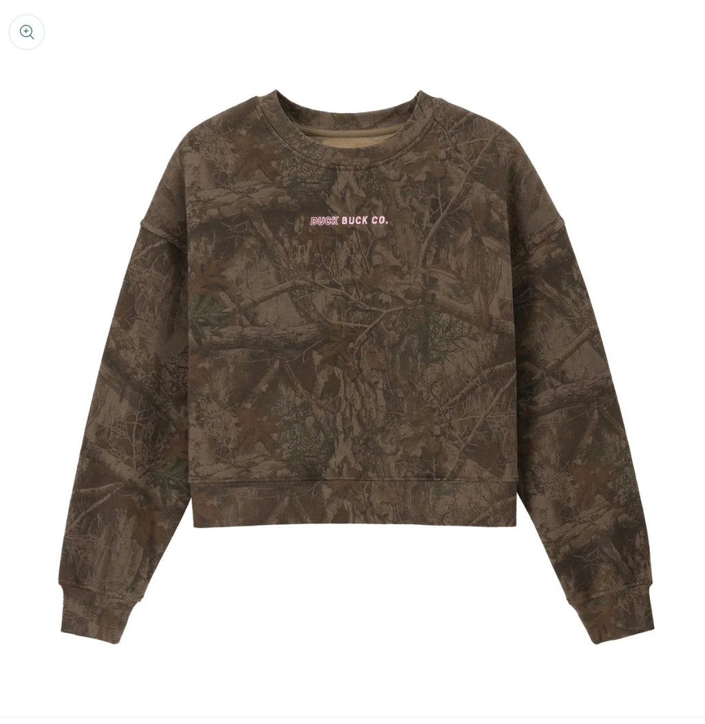 Duck Buck Women's Drop Shoulder Crewneck
