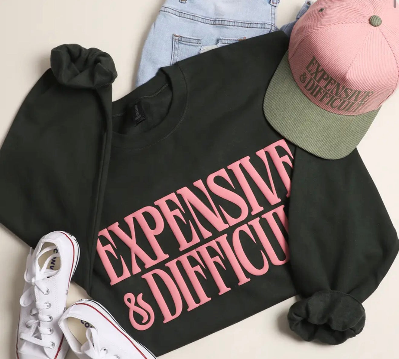 EXPENSIVE & DIFFICULT PUFF MIDWEIGHT Sweatshirt