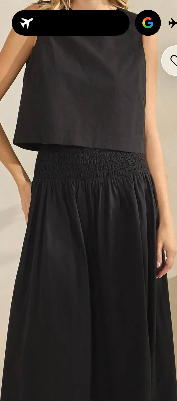 Poplin Skirt Set