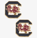 South Carolina Gamecocks Enamel Logo Stud Earrings