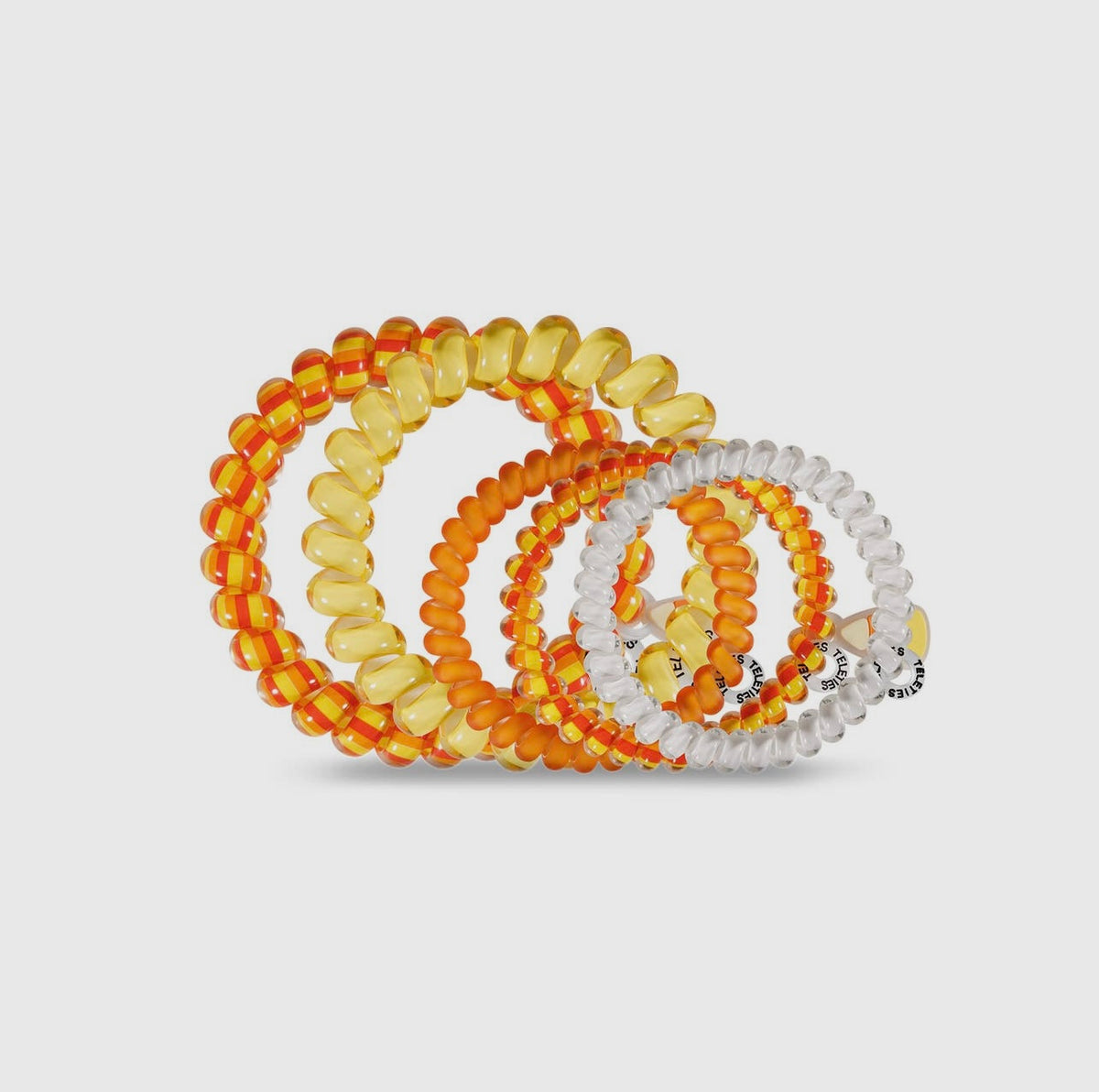 "Candy Corn" Halloween Teletie Hair Ties.