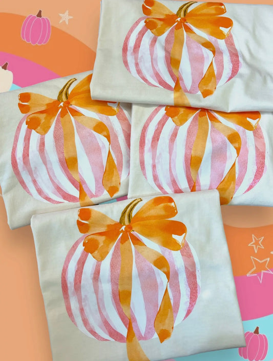 Pumpkin Bow Shirt