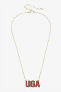 Gameday Pave Outline Necklace