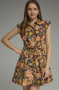 Floral Sleeveless Mini Dress