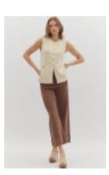 Casual Cropped Pant