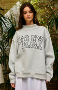PRAY polka dot Mockneck