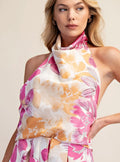 Halter Neck Sleeveless Top