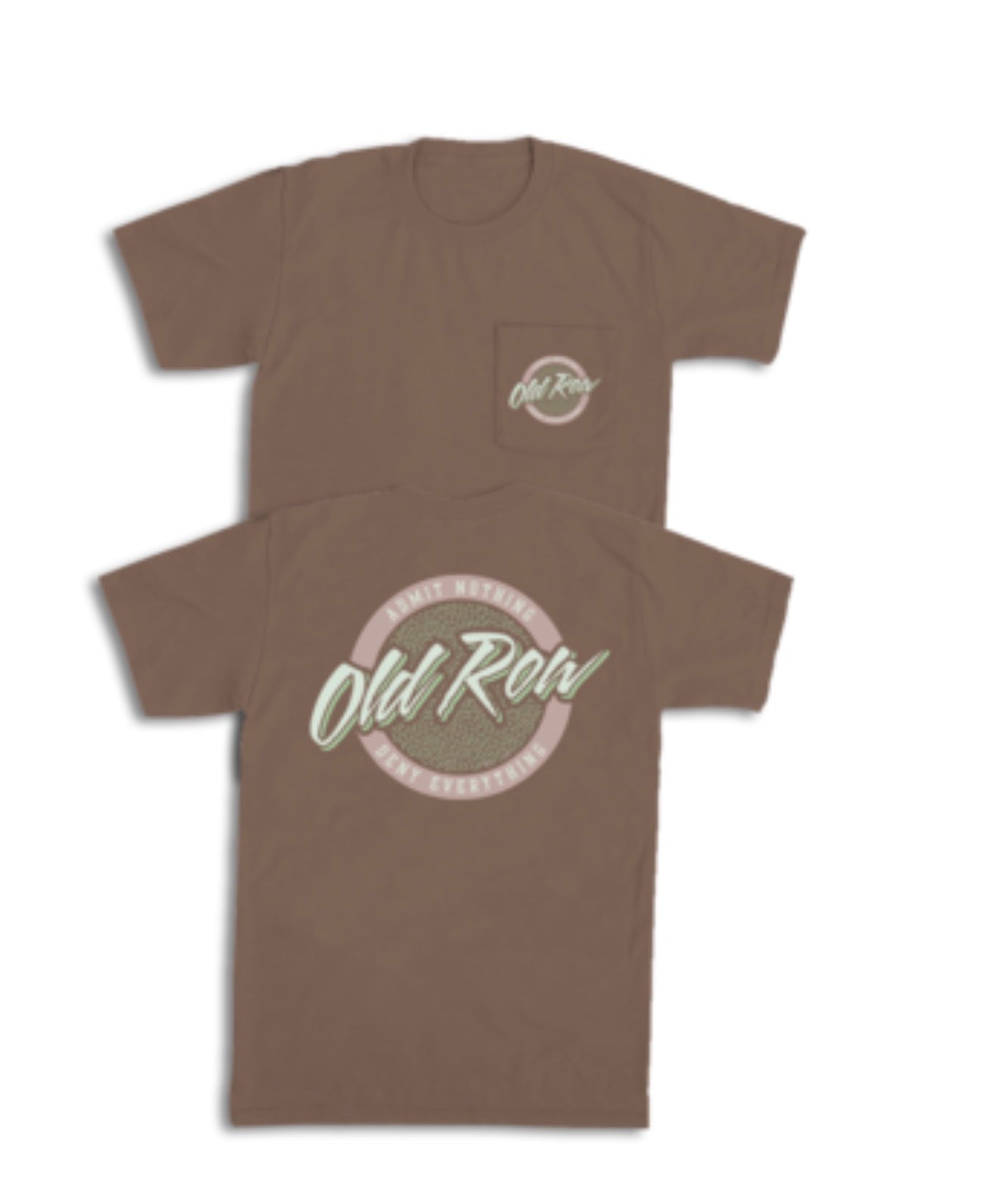 Old Row Circle Logo Pocket Tee