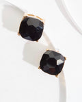 Black Square Earring