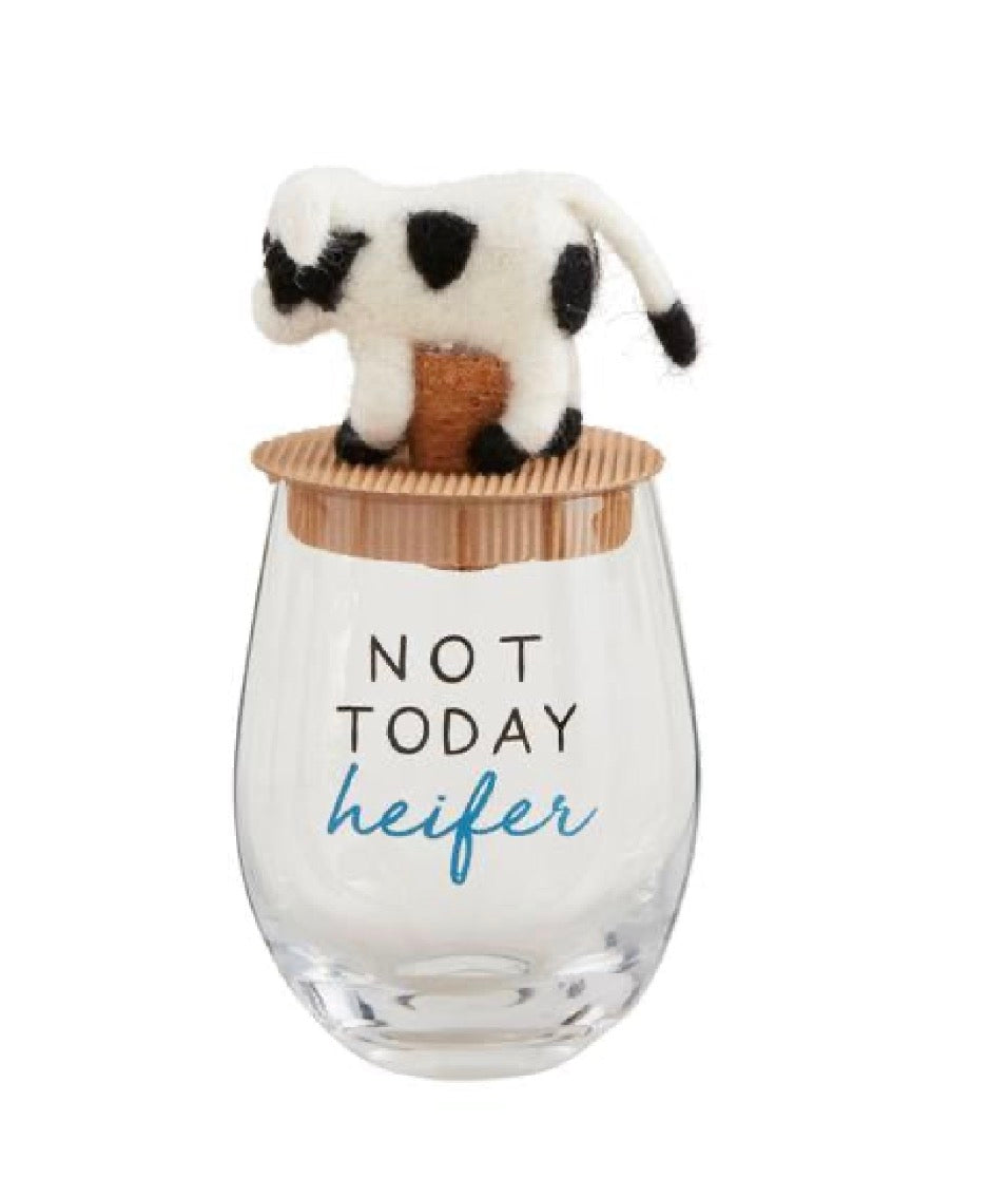 Farm Wine Glass Topper Set