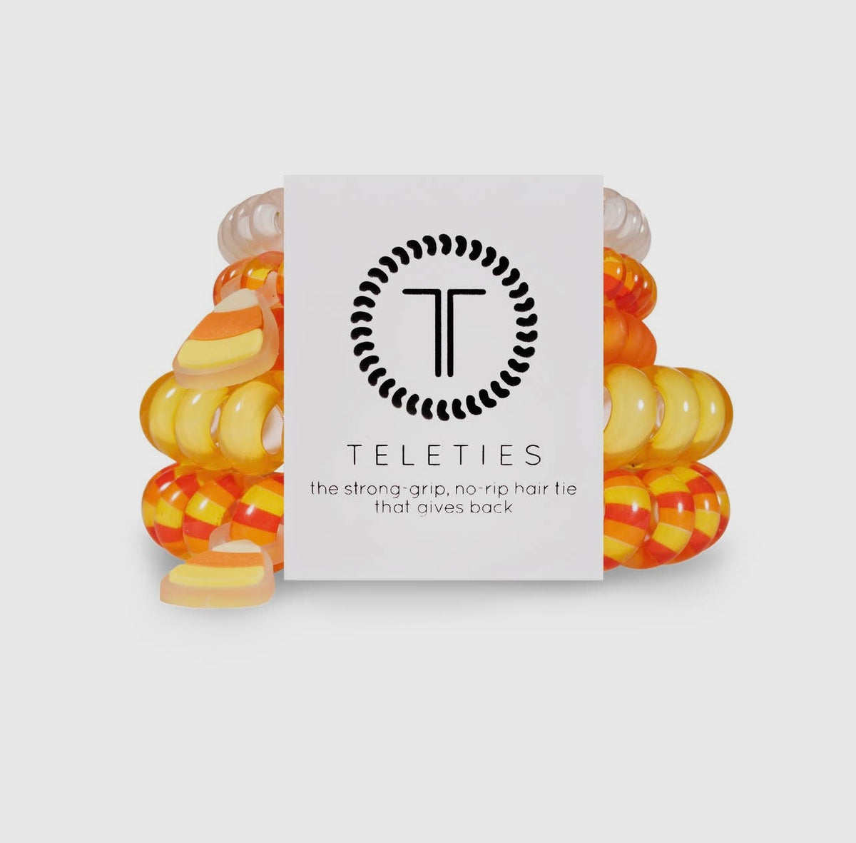 "Candy Corn" Halloween Teletie Hair Ties.