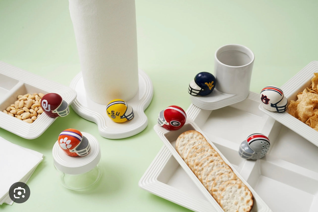 Assorted Nora Fleming collegiate minis.