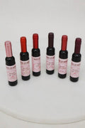 Assorted wine lip tint.