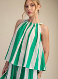 Round Neck Sleeveless Top