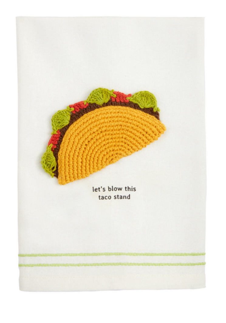 Fiesta Crochet Towel