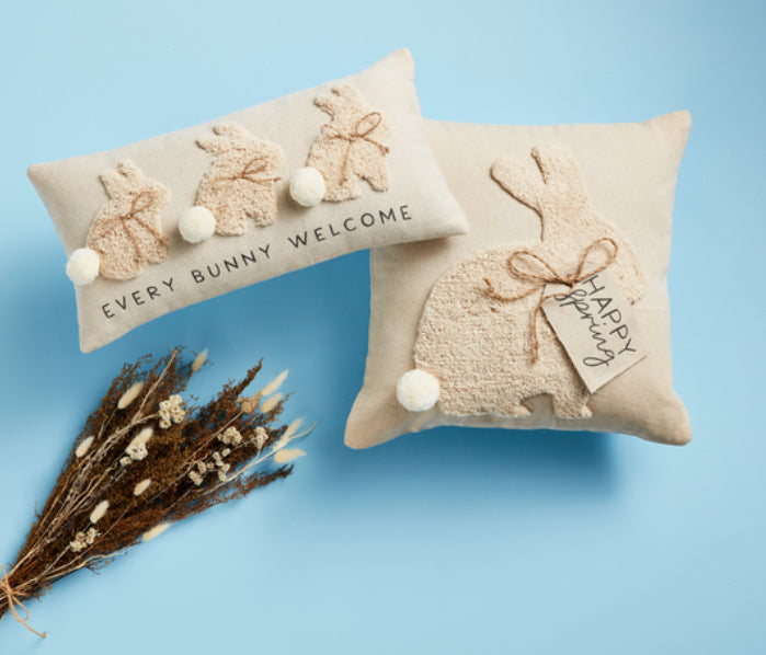 Tufting Bunny Pillow