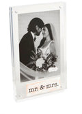 Mr and Mrs Acrylic frame