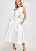 Knotted Twist Maxi Dress
