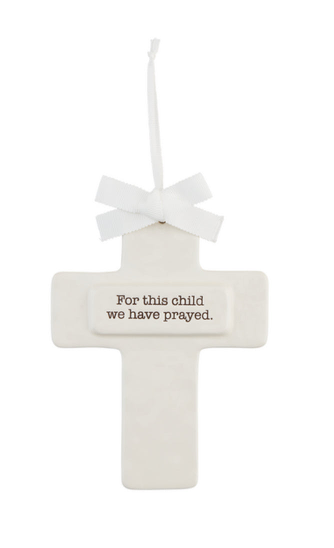 Ceramic Keepsake Cross