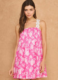 Crochet Strap Mini Dress