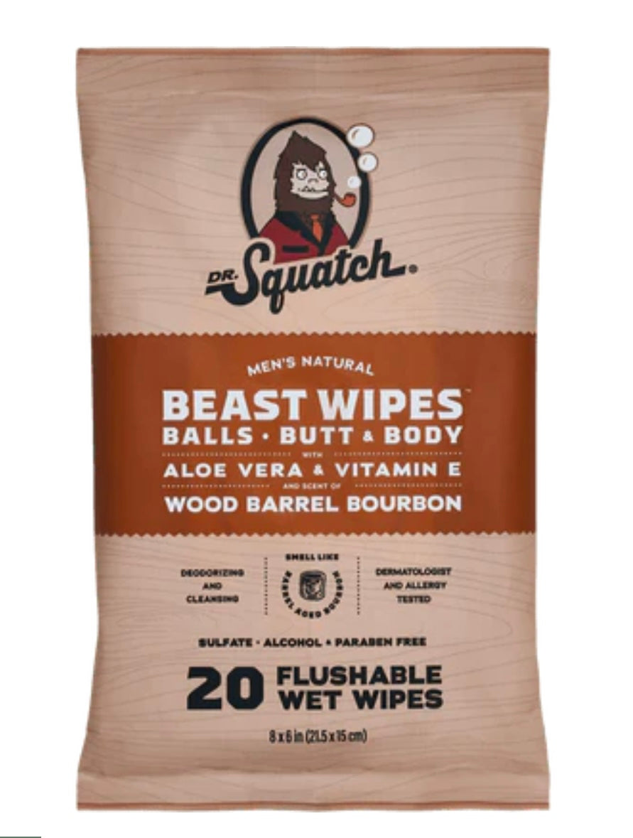 Dr. Squatch Beast Wipes