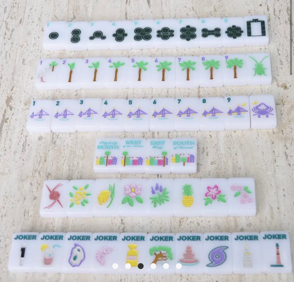 "Charleston Tiles" Mahjong Set