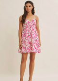 Bring Color and Movement Sweetheart
Smocked Mini Dress