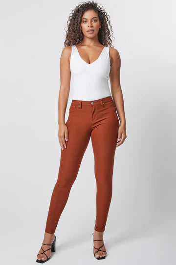 Copper Hyperstretch Skinny pants.