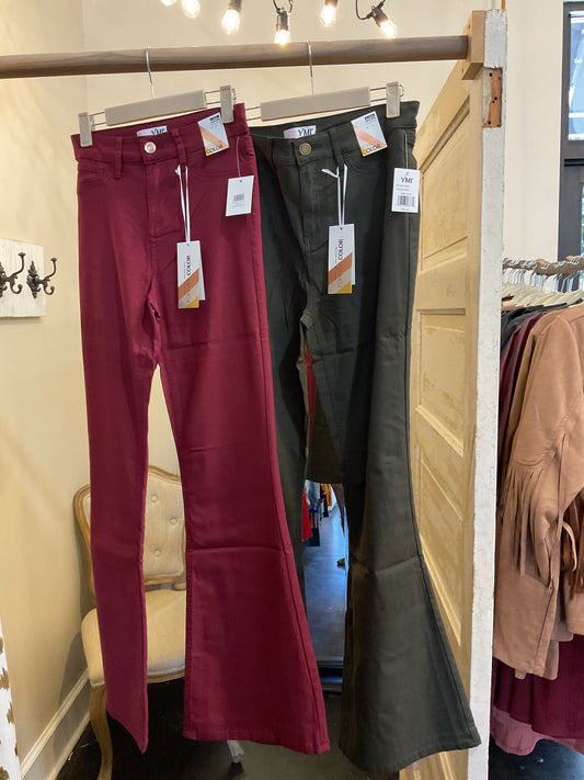 Assorted Hyperstretch Flare pants.